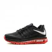 nike air max 2015 2020 hommes running chaussures black red boot